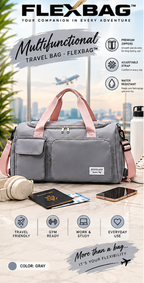 FLEXBAG™ GIMNASIO • VIAJES • USO DIARIO