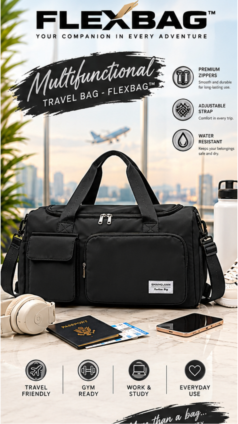 FLEXBAG™  GYM • TRAVEL • EVERYDAY